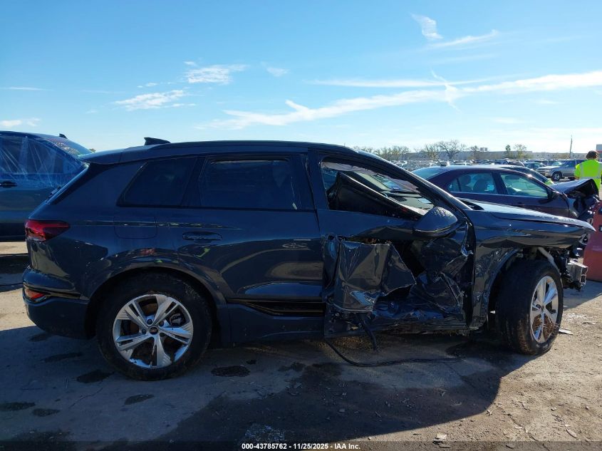 2025 Audi Q6 E-Tron Premium Plus VIN: WA122BGF1SA034061 Lot: 43785762