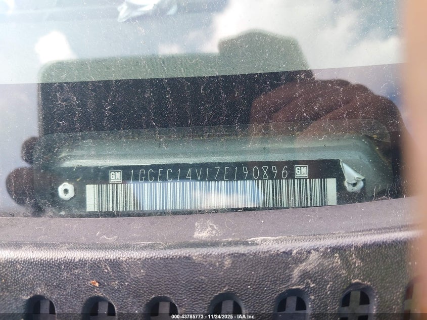 1GCEC14V17E190896 2007 CHEVROLET SILVERADO photo no. 9