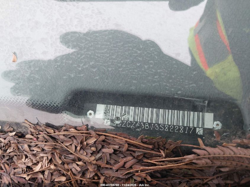 2003 Saturn Vue V6 VIN: 5GZCZ63B13S822817 Lot: 43785780