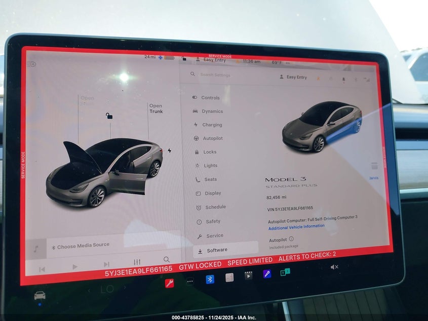 2020 Tesla Model 3 Standard Range Plus Rear-Wheel Drive/Standard Range Rear-Wheel Drive VIN: 5YJ3E1EA9LF661165 Lot: 43785825
