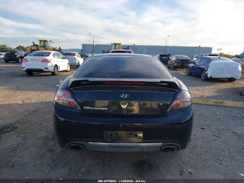 2008 Hyundai Tiburon Gs VIN: KMHHM66D28U288155 Lot: 43785842