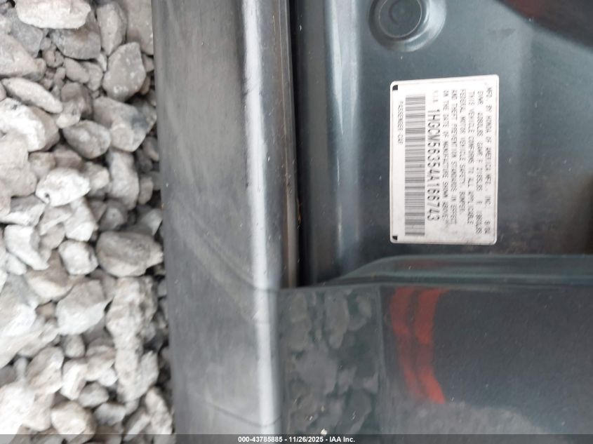 2004 Honda Accord 2.4 Lx VIN: 1HGCM56354A166743 Lot: 43785885