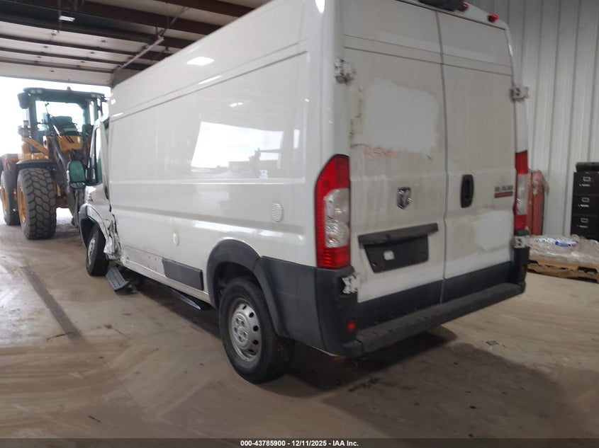Vin: 3c6mrvhg8ne114310, lot: 44281339, ram promaster 3500 high roof 159 wb 20223