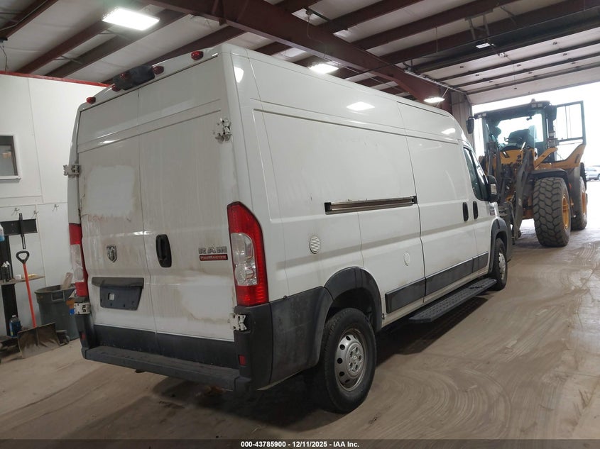 Vin: 3c6mrvhg8ne114310, lot: 44281339, ram promaster 3500 high roof 159 wb 20224