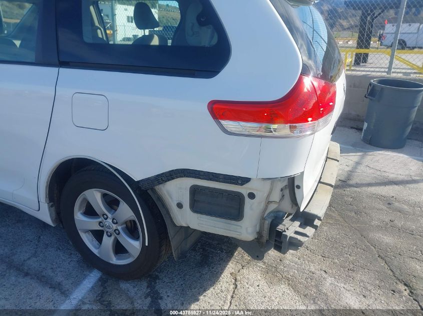 2012 Toyota Sienna Base V6 7 Passenger VIN: 5TDZK3DC2CS218434 Lot: 43785927