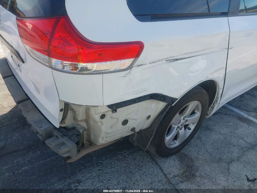 2012 Toyota Sienna Base V6 7 Passenger VIN: 5TDZK3DC2CS218434 Lot: 43785927