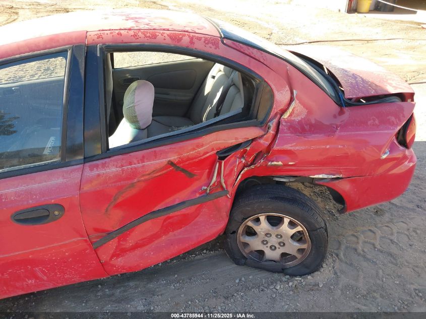 2003 Dodge Neon Se VIN: 1B3ES26C13D169813 Lot: 43785944