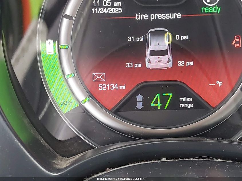 2018 Fiat 500E Battery Electric VIN: 3C3CFFGE7JT377448 Lot: 43785970