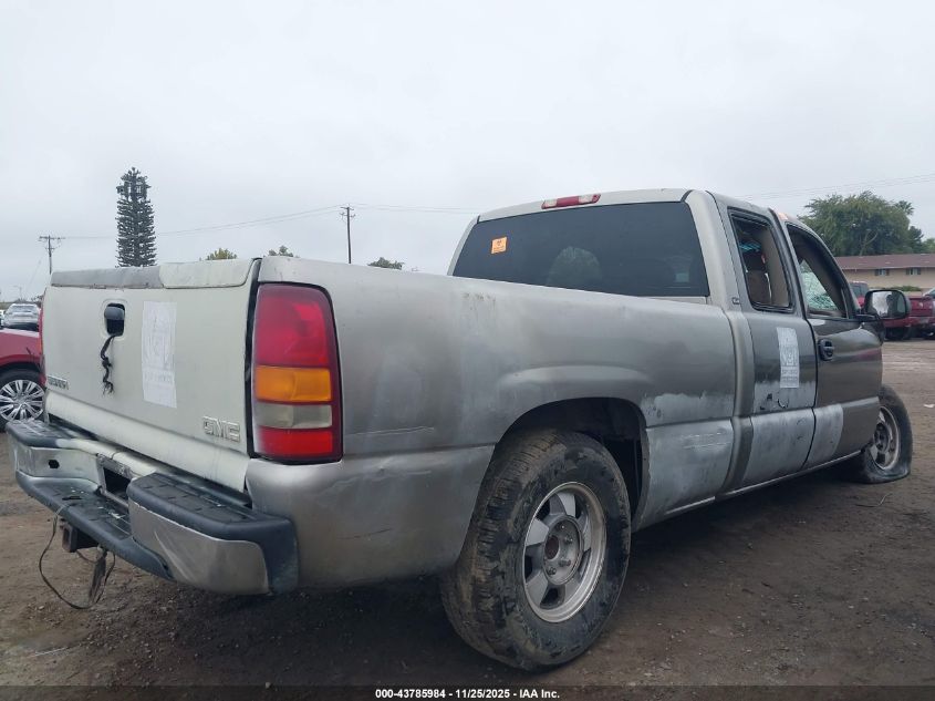 2001 GMC Sierra 1500 Sle VIN: 1GTEC19T51Z178841 Lot: 43785984