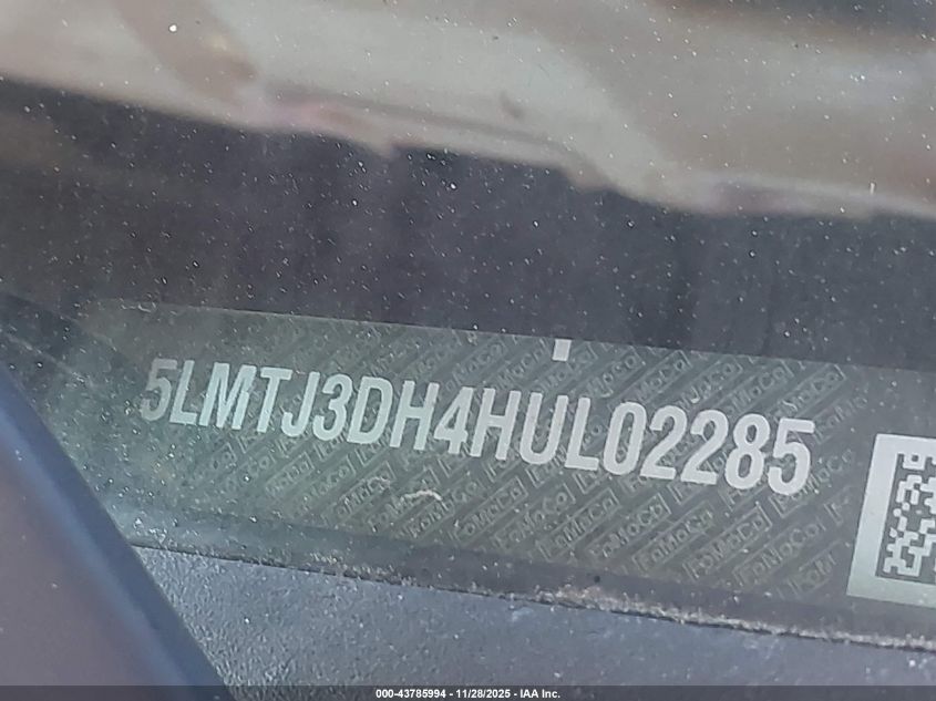 2017 Lincoln Mkc Reserve VIN: 5LMTJ3DH4HUL02285 Lot: 43785994