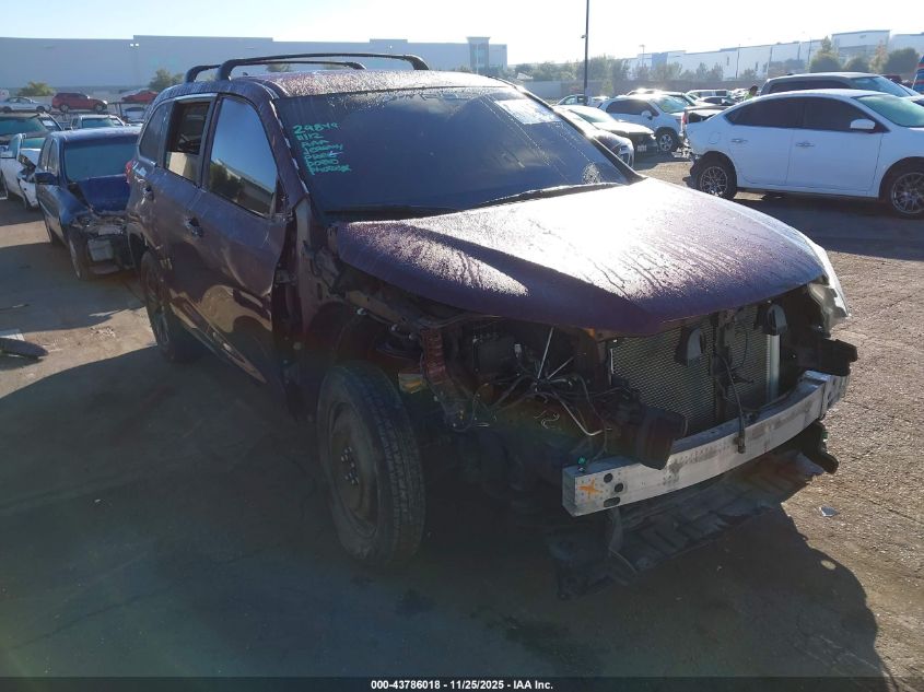 2019 Toyota Highlander Le Plus VIN: 5TDZZRFH8KS295377 Lot: 43786018