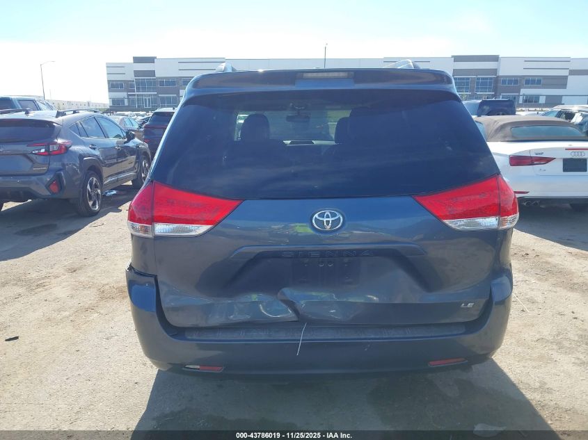 2014 Toyota Sienna Le V6 8 Passenger VIN: 5TDKK3DC1ES520947 Lot: 43786019