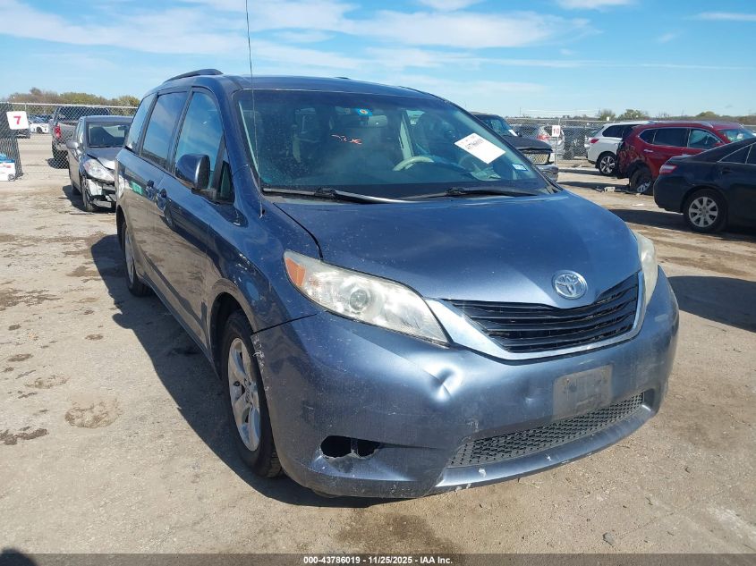 TOYOTA SIENNA LE V6 8 PASSENGER