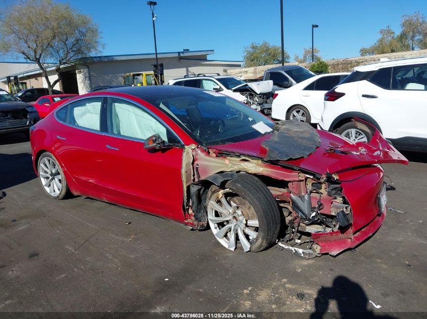 2018 Tesla Model 3 Long Range/Mid Range VIN: 5YJ3E1EA7JF052671 Lot: 43786028