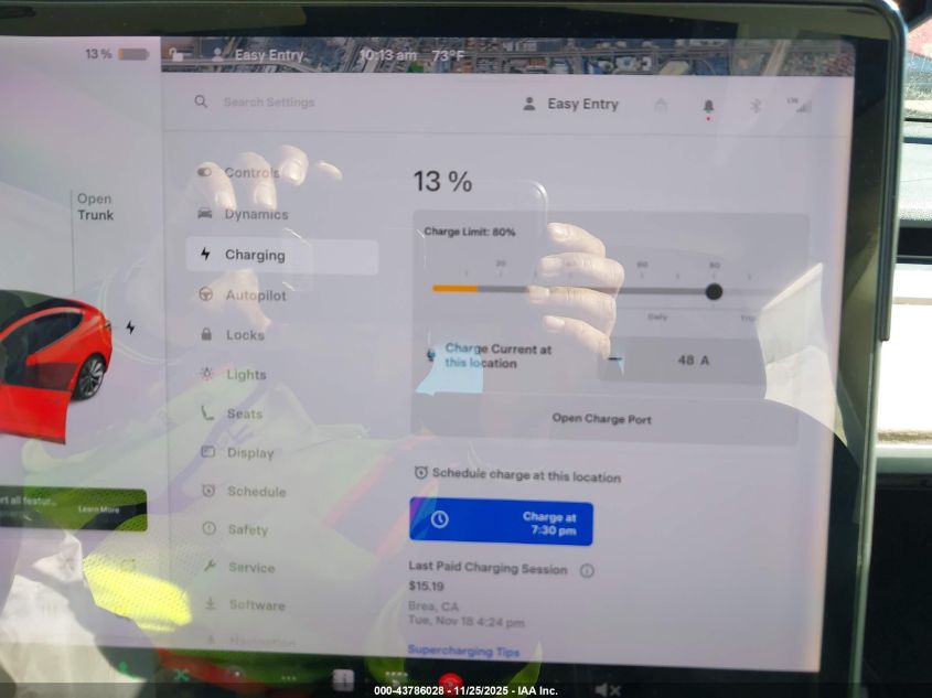 2018 Tesla Model 3 Long Range/Mid Range VIN: 5YJ3E1EA7JF052671 Lot: 43786028