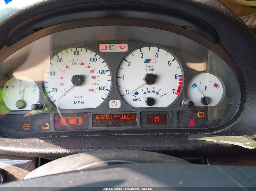 2003 BMW 325I VIN: WBAAZ334X3KP80332 Lot: 43786048