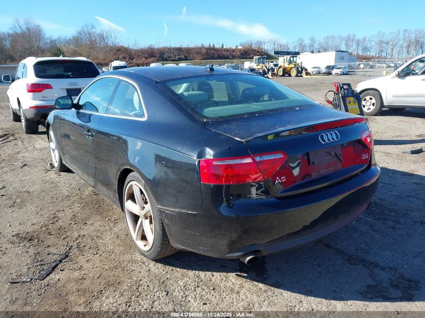 2009 Audi A5 3.2L VIN: WAUDK78TX9A019727 Lot: 43786065