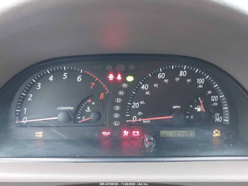 2004 Toyota Camry Xle V6 VIN: 4T1BF32K94U585744 Lot: 43786189