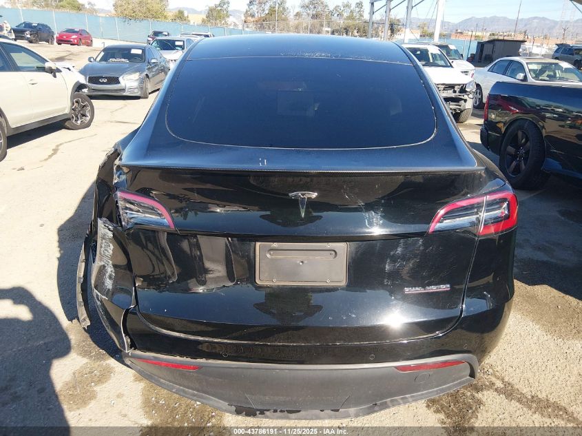 2022 Tesla Model Y Performance Dual Motor All-Wheel Drive VIN: 7SAYGDEF0NF336360 Lot: 43786191
