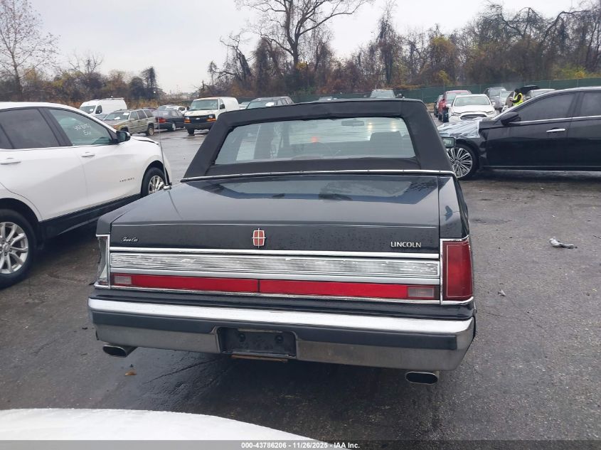 1989 Lincoln Town Car Signature VIN: 1LNBM82F8KY609768 Lot: 43786206