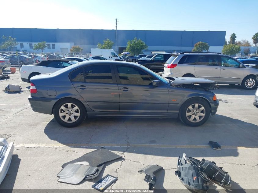 2001 BMW 325I VIN: WBAAN37411NJ12856 Lot: 43786250