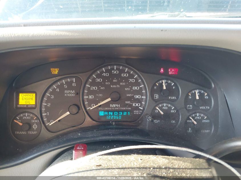 2002 Chevrolet Silverado 2500Hd Lt VIN: 1GCHK23U12F114287 Lot: 43786314