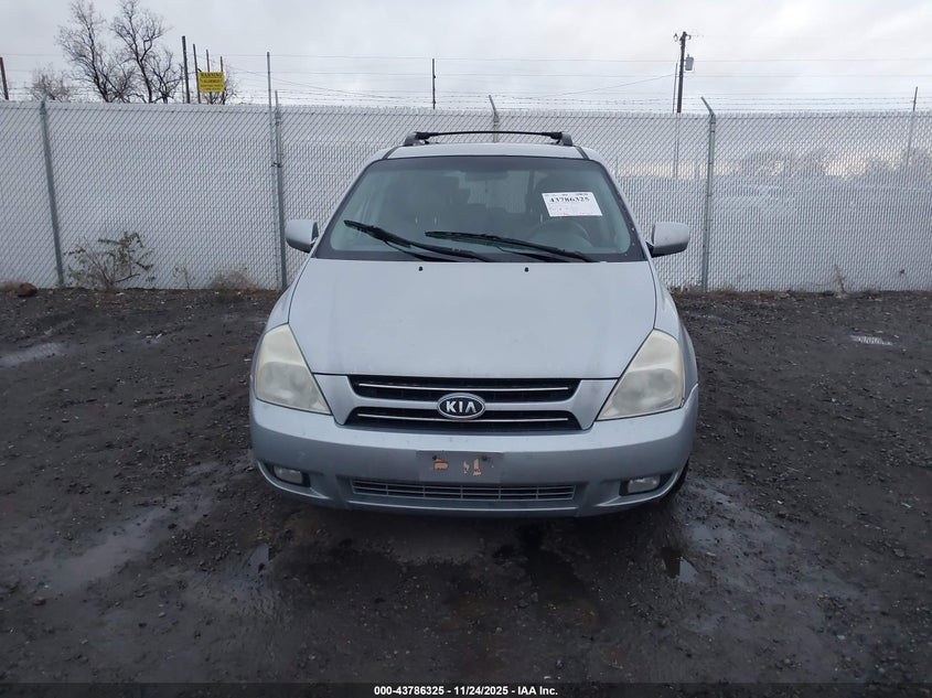 2007 Kia Sedona Ex VIN: KNDMB233476160242 Lot: 43786325