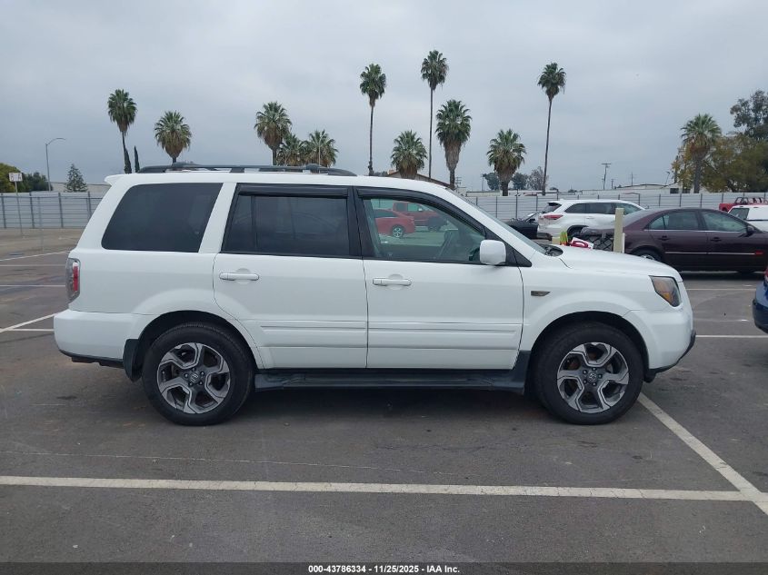 2006 Honda Pilot Ex-L VIN: 5FNYF28786B047186 Lot: 43786334