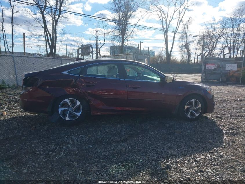 2019 Honda Insight Ex VIN: 19XZE4F58KE013396 Lot: 43786364