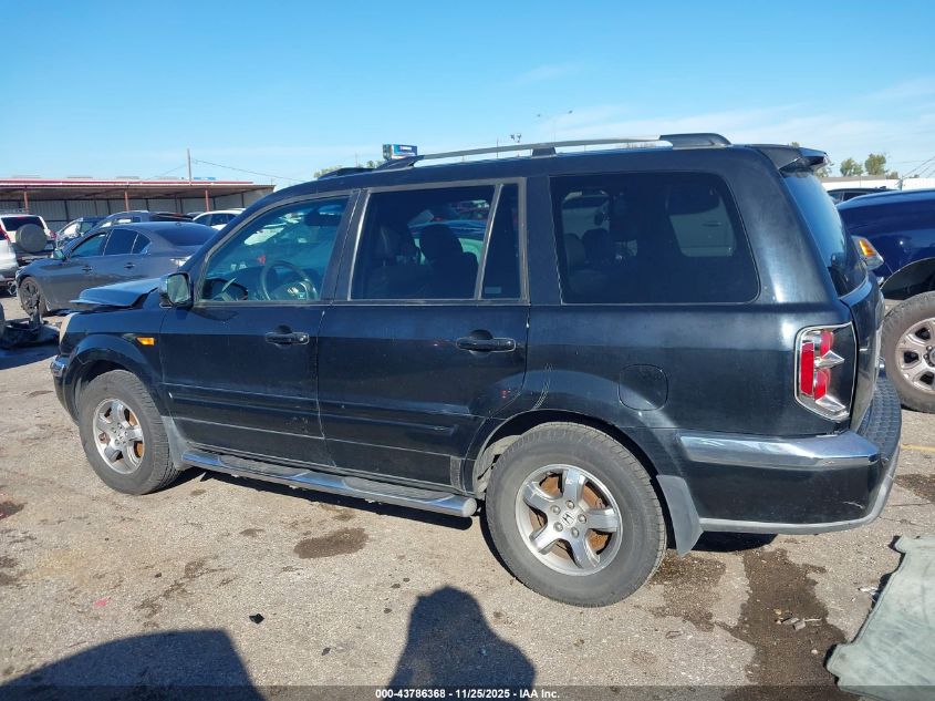 2007 Honda Pilot Ex-L VIN: 5FNYF28517B039740 Lot: 43786368