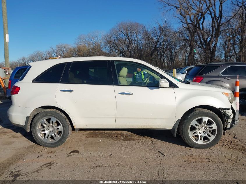 2007 Acura Mdx Technology Package VIN: 2HNYD28307H503092 Lot: 43786381