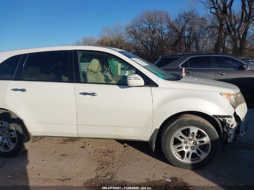 2007 Acura Mdx Technology Package VIN: 2HNYD28307H503092 Lot: 43786381