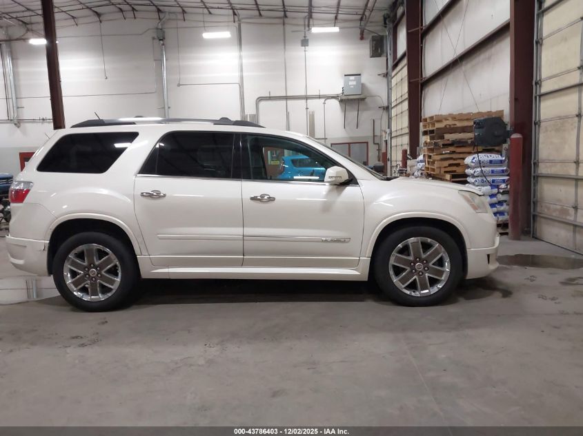 2012 GMC Acadia Denali VIN: 1GKKVTED8CJ325621 Lot: 43786403