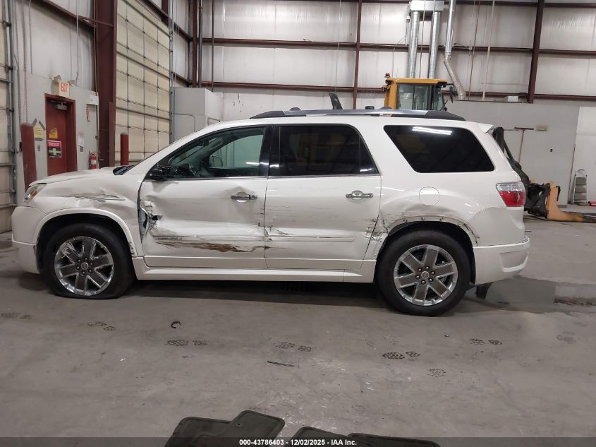 2012 GMC Acadia Denali VIN: 1GKKVTED8CJ325621 Lot: 43786403
