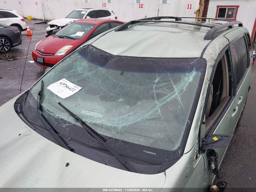 2008 Toyota Sienna Le VIN: 5TDZK23CX8S102904 Lot: 43786422