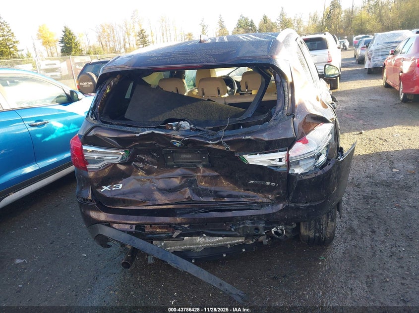 2019 BMW X3 xDrive30I VIN: 5UXTR9C58KLP87942 Lot: 43786428