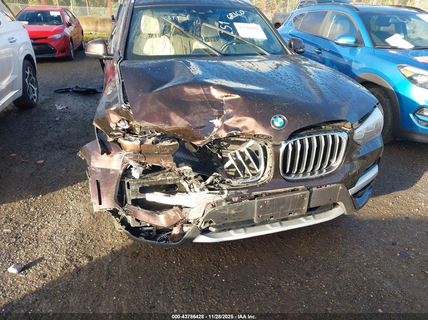 2019 BMW X3 xDrive30I VIN: 5UXTR9C58KLP87942 Lot: 43786428