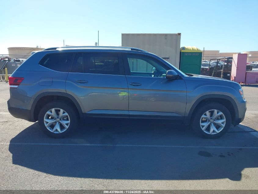 2018 Volkswagen Atlas 3.6L V6 Se VIN: 1V2CR2CA1JC564662 Lot: 43786436