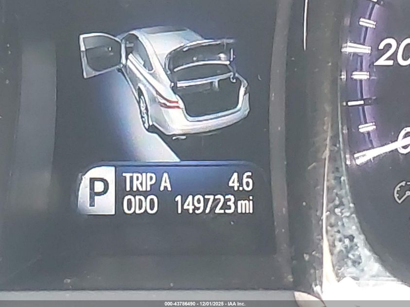 2013 Toyota Avalon VIN: 4T1BK1EB6DU047501 Lot: 43786490