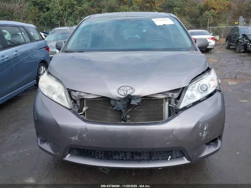 2015 Toyota Sienna Le 8 Passenger VIN: 5TDKK3DC6FS596178 Lot: 43786496