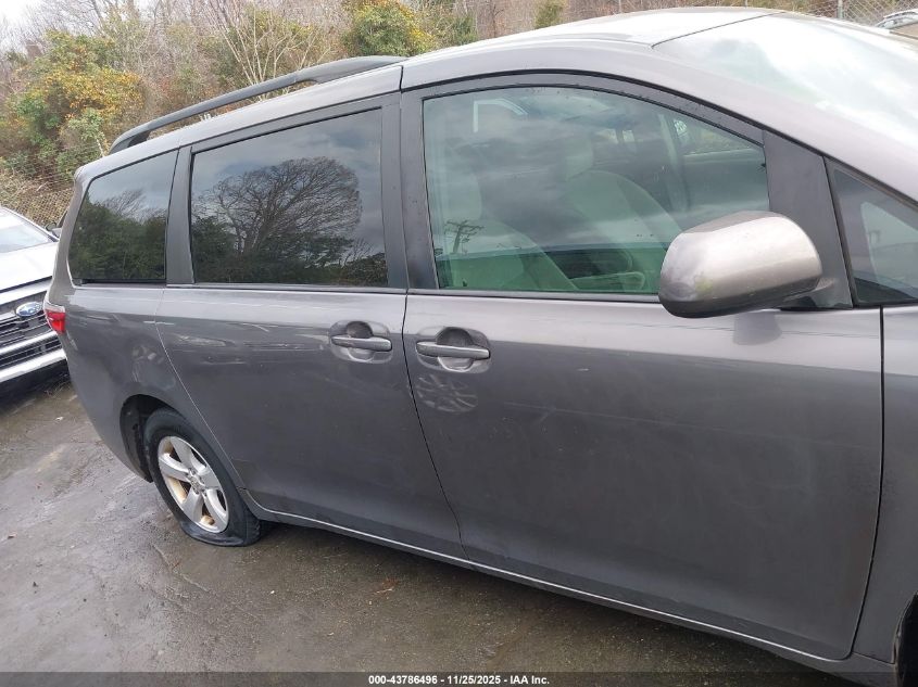 2015 Toyota Sienna Le 8 Passenger VIN: 5TDKK3DC6FS596178 Lot: 43786496
