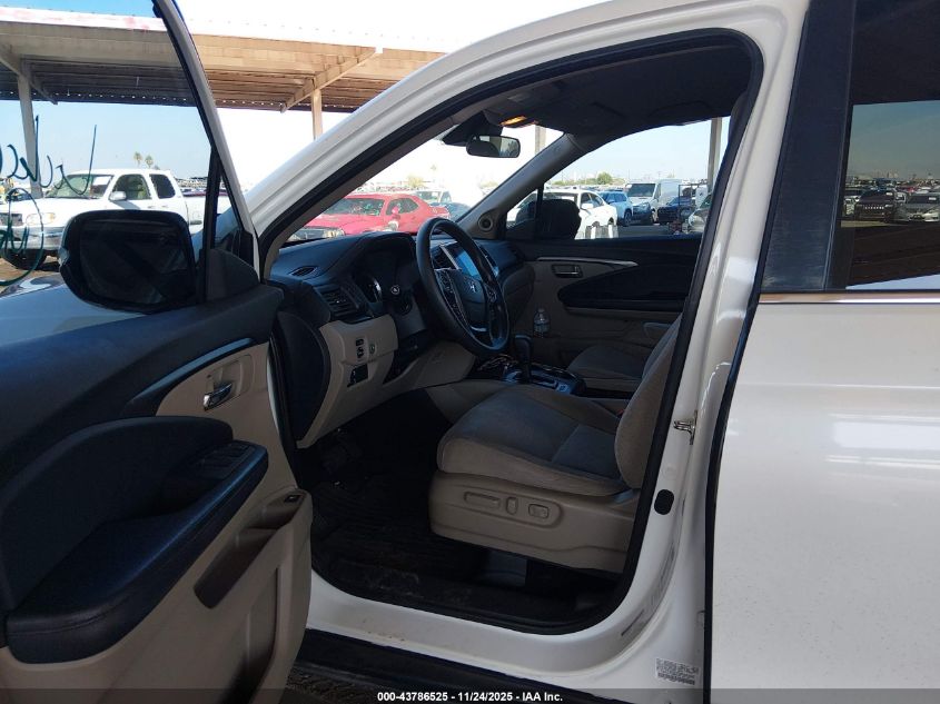 2016 Honda Pilot Ex VIN: 5FNYF6H41GB082683 Lot: 43786525