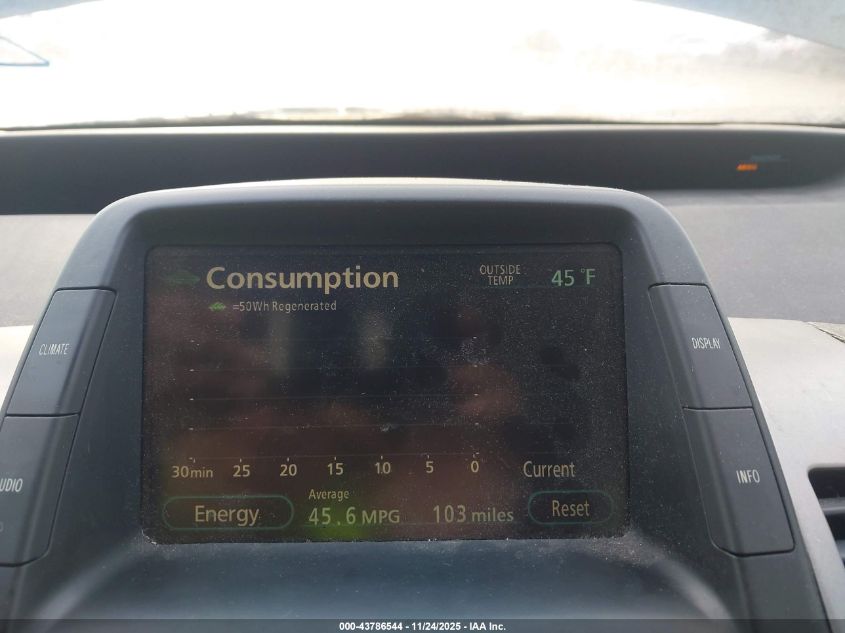 2007 Toyota Prius VIN: JTDKB20U077691615 Lot: 43786544