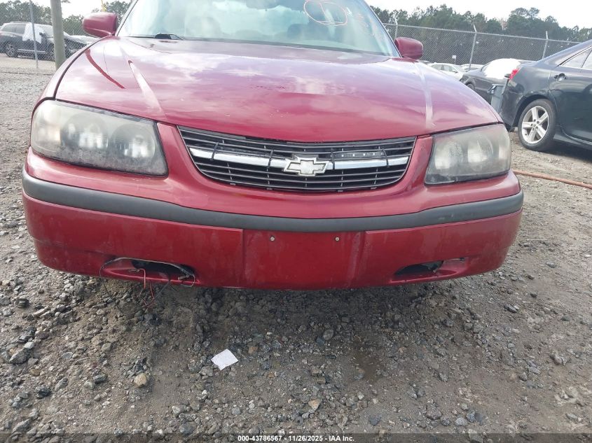 2005 Chevrolet Impala VIN: 2G1WF52E959390584 Lot: 43786567