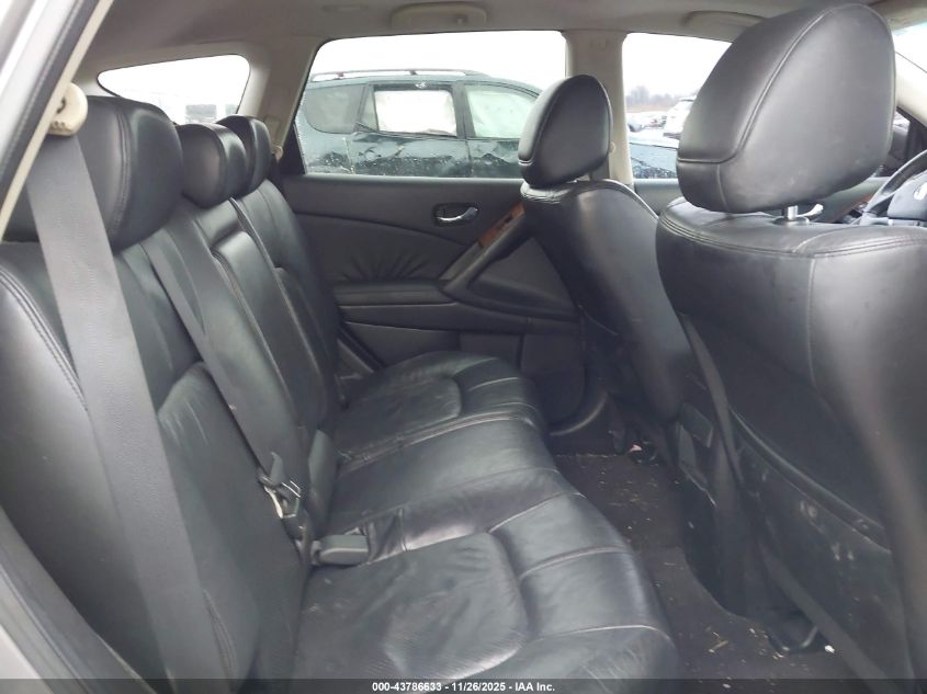 2009 Nissan Murano Le VIN: JN8AZ18W19W156863 Lot: 43786633