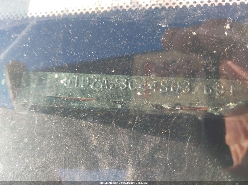 2004 Toyota Sienna Le VIN: 5TDZA23C44S037691 Lot: 43786683