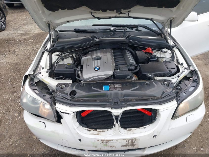 2007 BMW 530I VIN: WBANE73517CM56392 Lot: 43786720