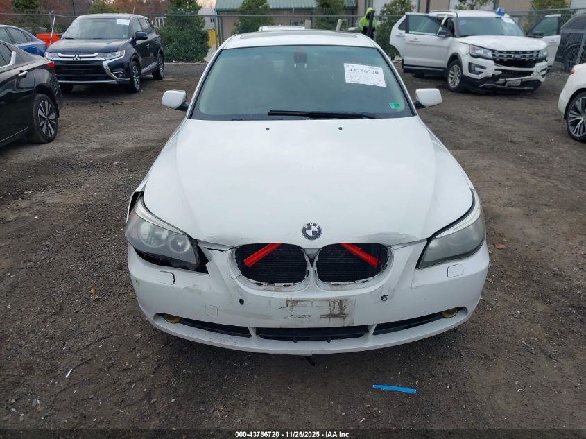 2007 BMW 530I VIN: WBANE73517CM56392 Lot: 43786720