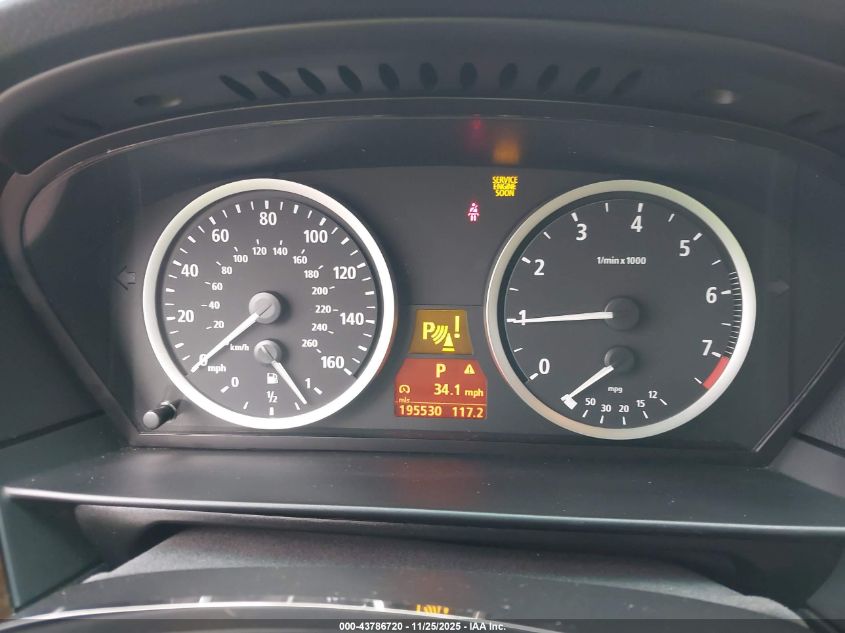 2007 BMW 530I VIN: WBANE73517CM56392 Lot: 43786720