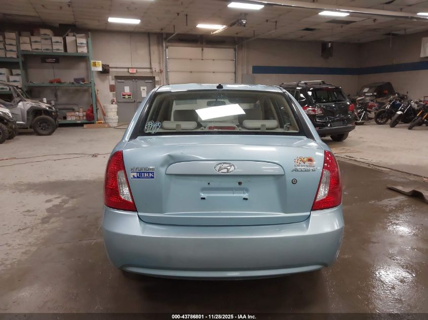 2009 Hyundai Accent Gls VIN: KMHCN46C99U346458 Lot: 43786801